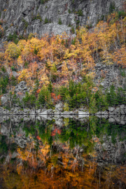 Cascade-Lake-Cliff-reflection