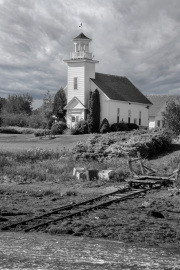Maine-Church-b-w