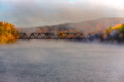 Railroad Bridge Over the Mohawk in the Morning