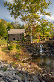 Fall time at Stone House and Creek in Stockport New York