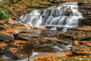Beecher Creek Falls in Autumn