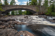 Adirondack Bog River Falls Outside of Tupper Lake New York